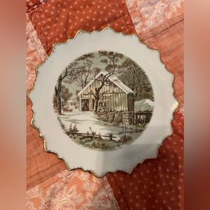 Vintage plate